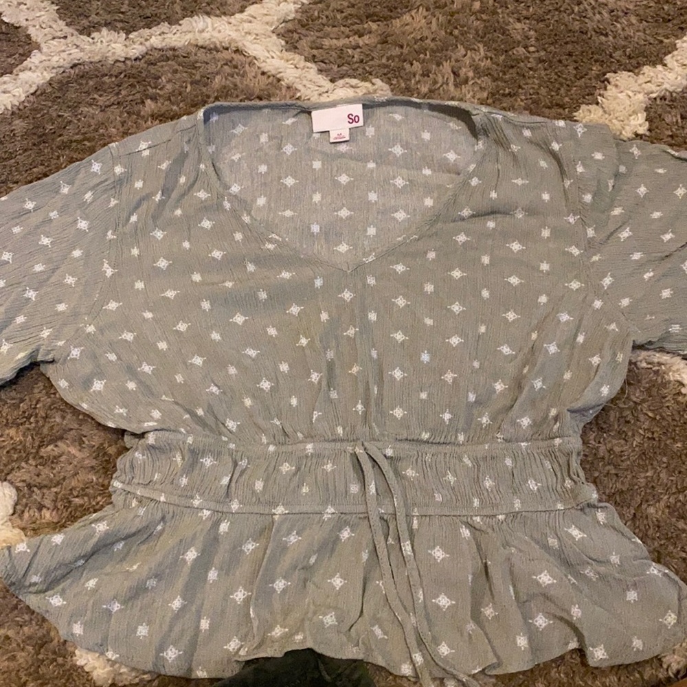 Cute sage green top